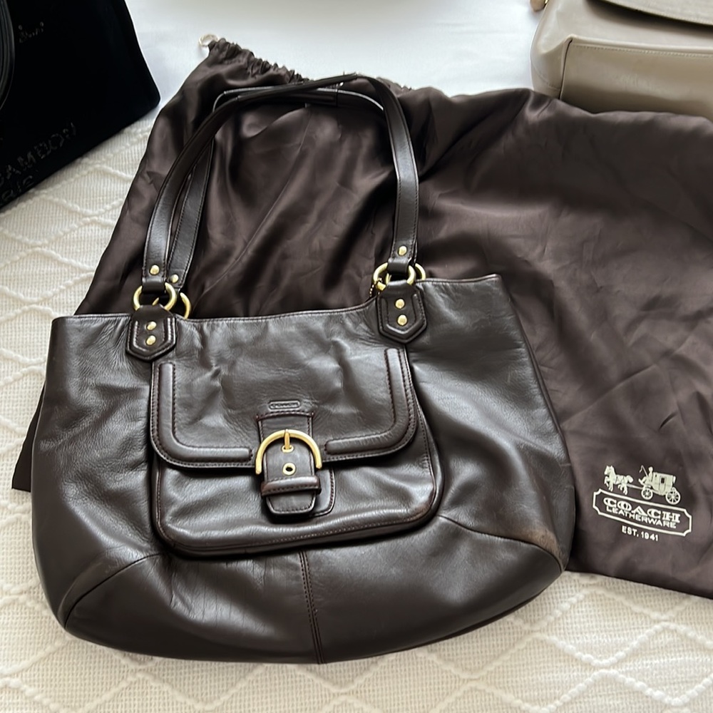 EUC Coach Leather Campbell Belle Carryall
